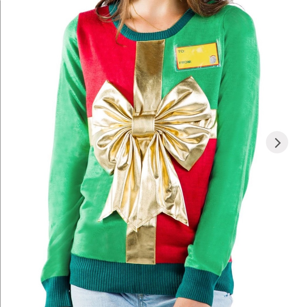 TipseyElves Christmas Present Sweater